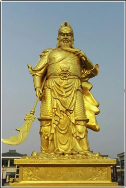 武圣銅關公像鑄造